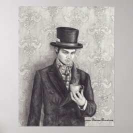 Mad Hatter Poster Mad Hatter Kunst, Dichtung und M