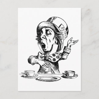 Mad Hatter Postkarte