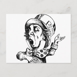 Mad Hatter Postkarte