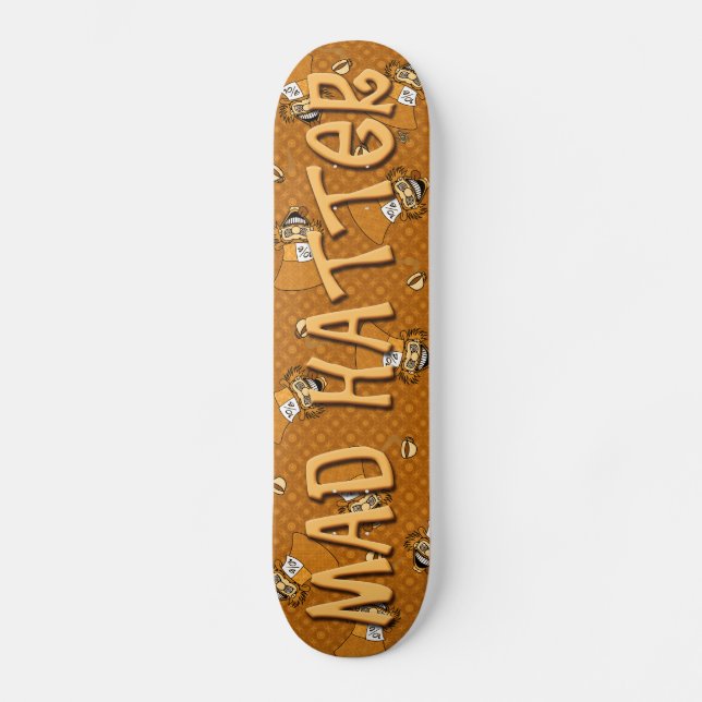 Mad Hatter Skateboard (Orange) (Vorderseite)