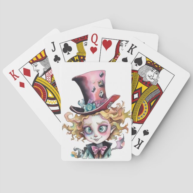 Mad Hatter Spielkarten (Rückseite)