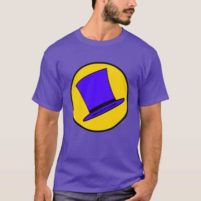 Mad Hatter Superheld T - Shirt (Vorderseite)