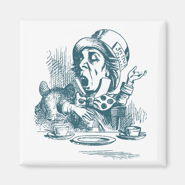Mad Hatter Tea Party Magnet (Vorne)