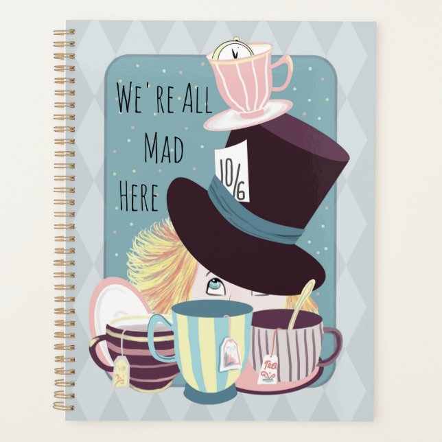 Mad Hatter Tea Party   Planer (Vorderseite)