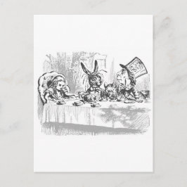 Mad Hatters Tea-Party Postkarte