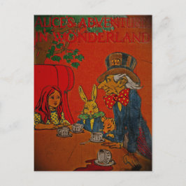 Mad Hatters Tea-Party Postkarte