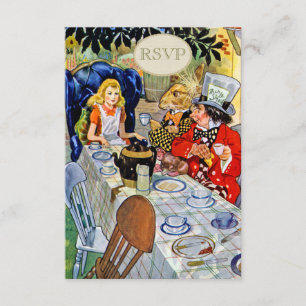 Mad Hatters Tea Party UAWG RSVP Karte
