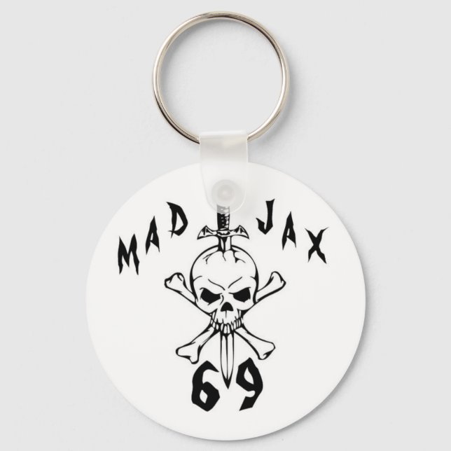 Mad Jax 69 Skull Schlüsselanhänger (Vorderseite)