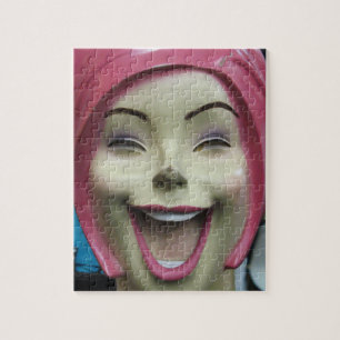 Mad Laughing Mannequin ~ Uncanny Valley Girl Puzzle