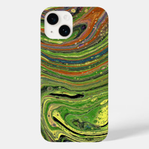Mad Liebe 3 Green Strip Abstrakt Phone Case