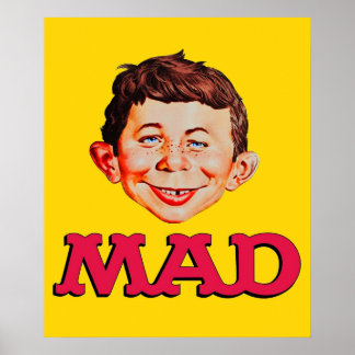 Mad Magazine T-Shirt Aufkleber Maske Poster