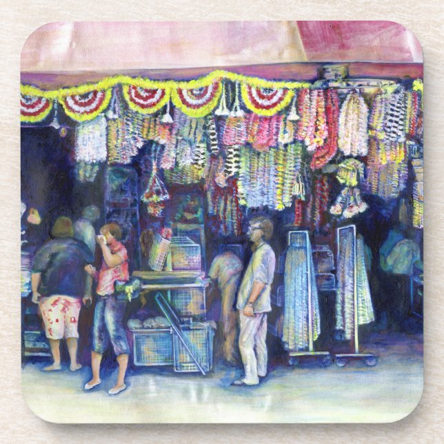 Mad Man on Market and Main, Singapur Getränkeuntersetzer (Vorderseite)