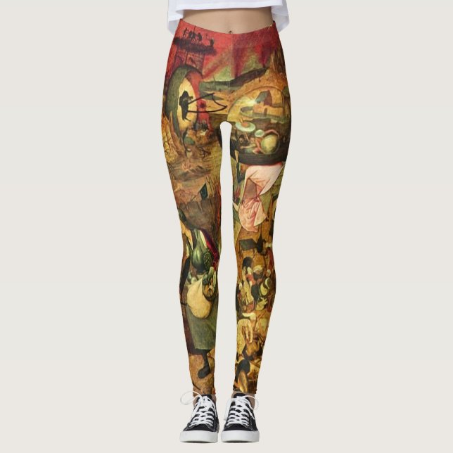 Mad Meg By Hieronymus Bosch Leggings (Vorderseite)
