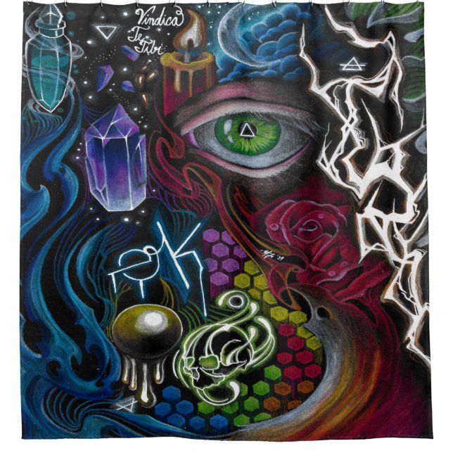 Mad mix VOL3 Duschvorhang (Vorderseite)