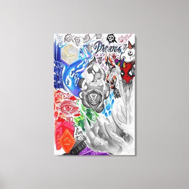 Mad Mix Vol.2 Leinwanddruck (Vorderseite)