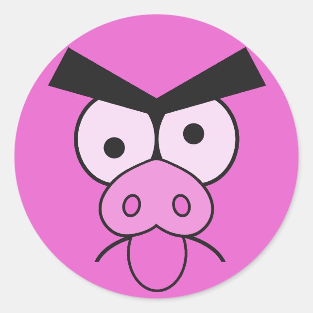 Mad Pig Aufkleber (Vorderseite)