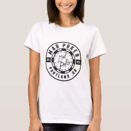 MAD-Poker-Bullet-Logokombination Frauenhemd T-Shirt