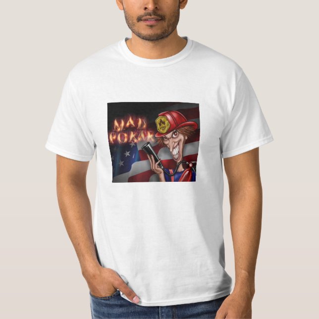 MAD Poker Fireman Men's Shirt (Vorderseite)