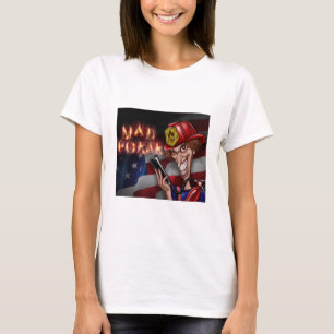 MAD Poker Fireman Pazzo FrauenT - Shirt