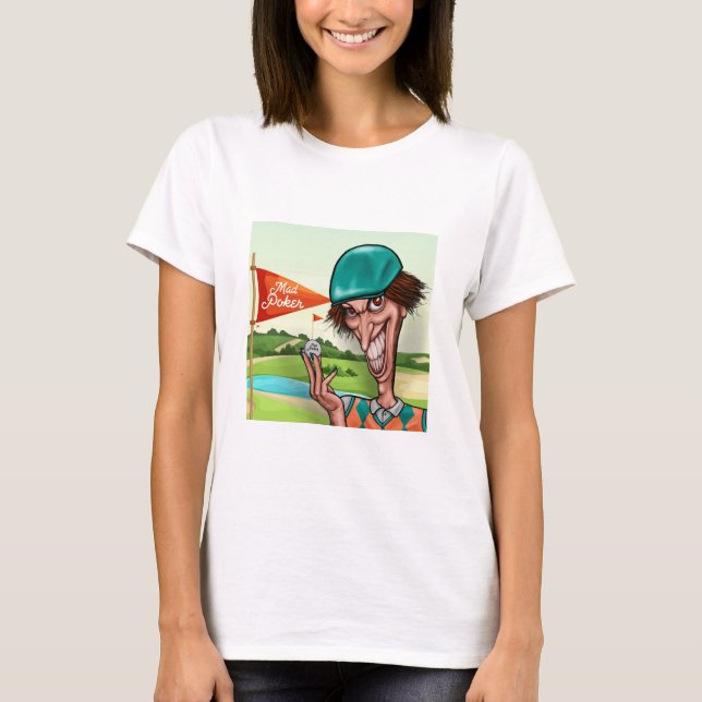 MAD Poker Golf Pazzo Frauen T - Shirt (Vorderseite)