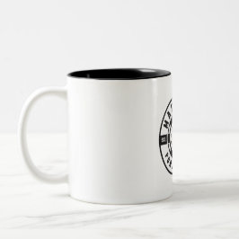 MAD-Poker-Logo-Tasse Zweifarbige Tasse