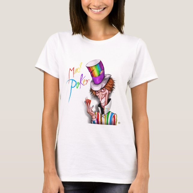 MAD Poker Pride Pazzo T - Shirt der Frauen (Vorderseite)