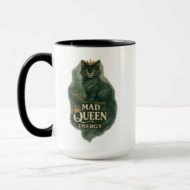 Mad Queen Energy Cheshire Cat Tee Tasse (Links)