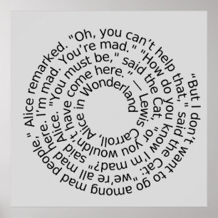 Mad Quote Wand Art Poster