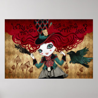 Mad Riddle Print Poster