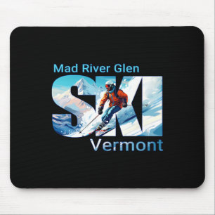 Mad River Glen Cooler Skiurlaub Ski Außenbereich Mousepad