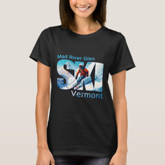 Mad River Glen Cooler Skiurlaub Ski Außenbereich T-Shirt