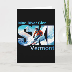 Mad River Glen Cooler Skiurlaub Ski Outdoor Sk Karte