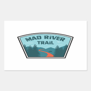 Mad River Trail Dayton Ohio Rechteckiger Aufkleber