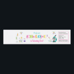 Mad Science Birthday Party Girl Favor White Wasserflaschenetikett<br><div class="desc">Koordinieren Sie Ihr Party mit diesen lebendigen Etiketten der Wasserflaschen des Science Party. Ideal für JEDES ALTER! Personalisieren Sie es einfach und schnell mit Ihren Daten, drücken Sie einfach die Schaltfläche Anpassen, um den Stil und die Platzierung des Textes weiter zu ordnen und zu formatieren. Karo die passenden Artikel für...</div>