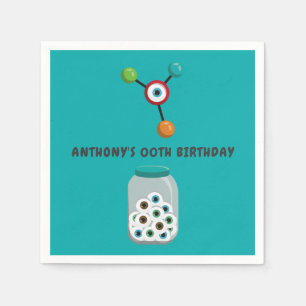 Mad Science Birthday Party Serviette