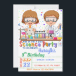 Mad Science - Einladung für Zwillinge am Geburtsta<br><div class="desc">Erleben Sie Ihre Gäste mit dieser farbenfrohen wissenschaftlichen Geburtstagsfeier, besonders für Zwillinge Bruder und Schwester mit wissenschaftlichen Elementen wie experimentelle Werkzeuge und zwei Wissenschaftler, die ein Experiment machen, bunte Punkte sind für den Hintergrund. Fügen Sie einfach Ihre Veranstaltungsdetails zu dieser benutzerfreundlichen Vorlage hinzu, um sie zu einer einmaligen Einladung zu...</div>