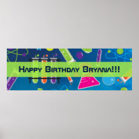Mad Science Geburtstagspartei Custom Banner