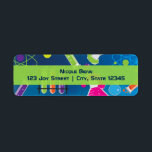 Mad Science Geburtstagspartei Einladungs-Labels<br><div class="desc">Mad Science Birthday Party Einladung Labels. Passende Artikel in meinem Geschäft. Anpassen mit jedem Text.</div>