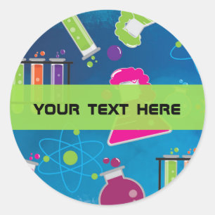 Mad Science Geburtstagsparty Fuvor Stickers