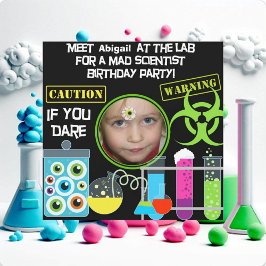 Mad Scientist Birthday Party Einladungen