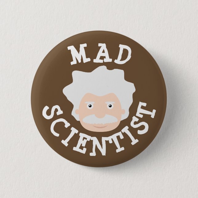Mad Scientist Button (Vorderseite)