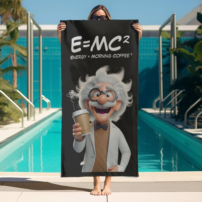 Mad Scientist Coffee Strandtuch (Von Creator hochgeladen)
