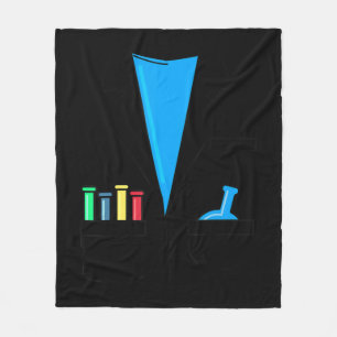 Mad Scientist Costume Nerd Chemistry Fun Science T Fleecedecke