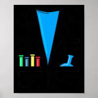 Mad Scientist Costume Nerd Chemistry Fun Science T