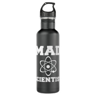 Mad Scientist Costume Nerd Chemistry Funny Science Edelstahlflasche