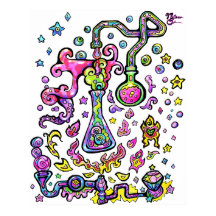 Mad Scientist Labrador Science Experiment Kunst dr