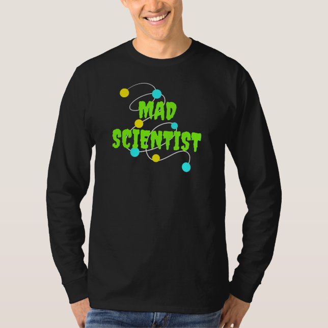 Mad Scientist Men's Long Sleeve T - Shirt (Vorderseite)