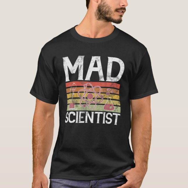 Mad Scientist T Shirt (Vorderseite)