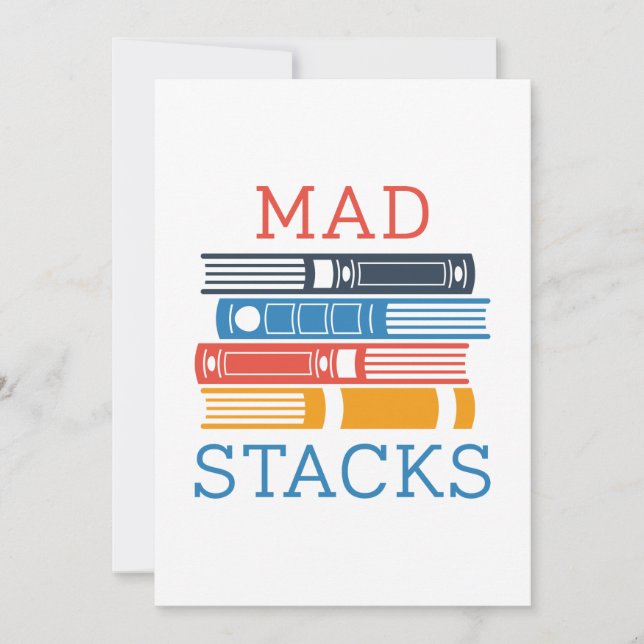 Mad Stacks Dankeskarte (Vorderseite)
