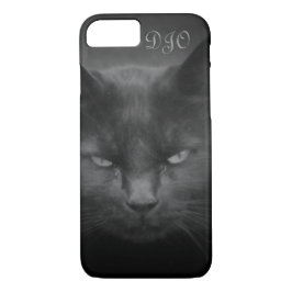 Mad Staring Black Cat Case-Mate iPhone Hülle